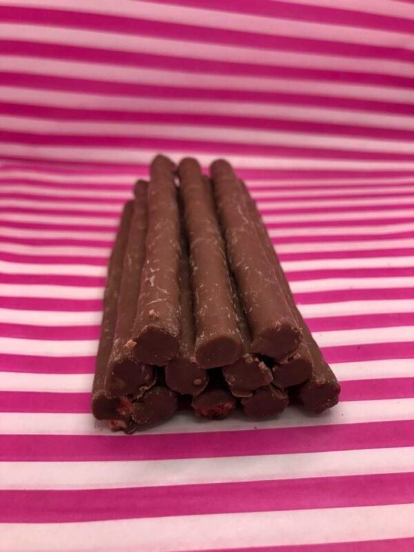 12 Chocolate coated Munchy Sticks