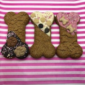 3 Bakery Decorated Biscuit Bones