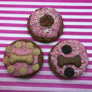 3 Bakery Decorated Biscuit Cookies Pink