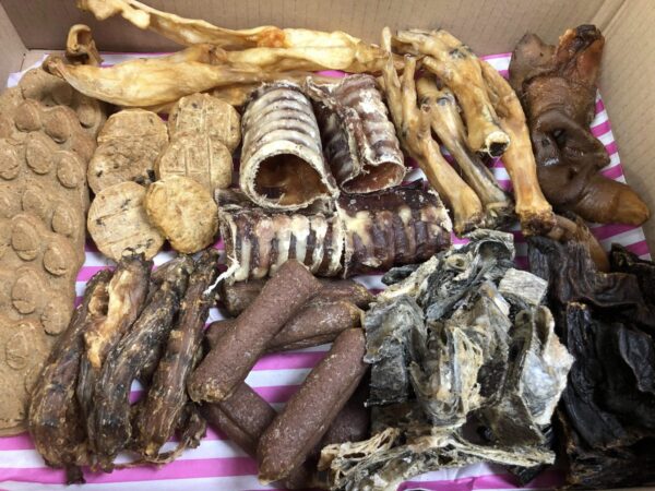 Natural Dog Treat Selection box 53 treats!