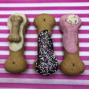 3 Bakery Decorated Biscuit Bones Mixed