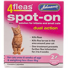 4Fleas Spot-On Kitten and Small Cats